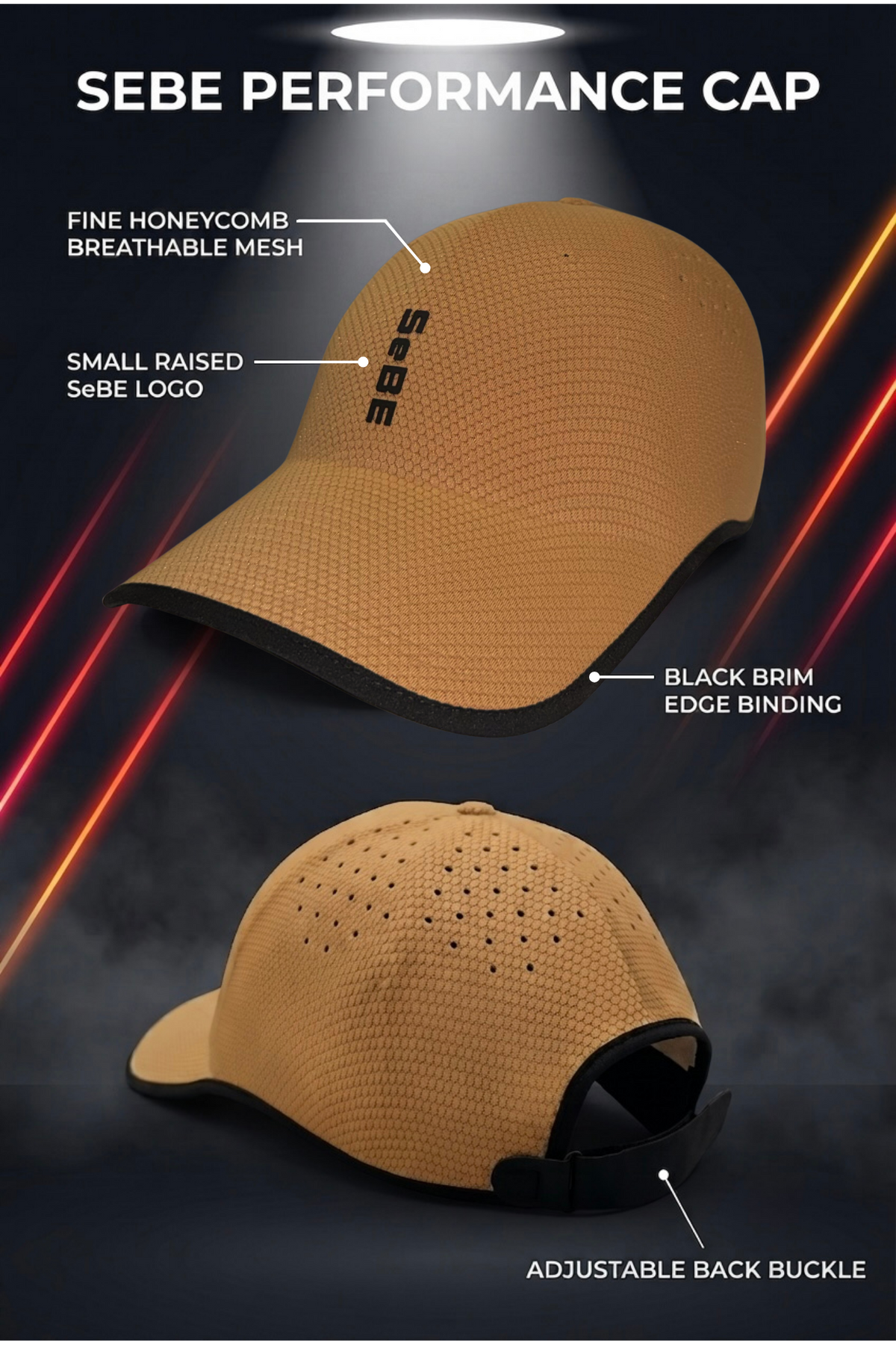 SeBE LIFE Lightweight Cap - Light Bronze