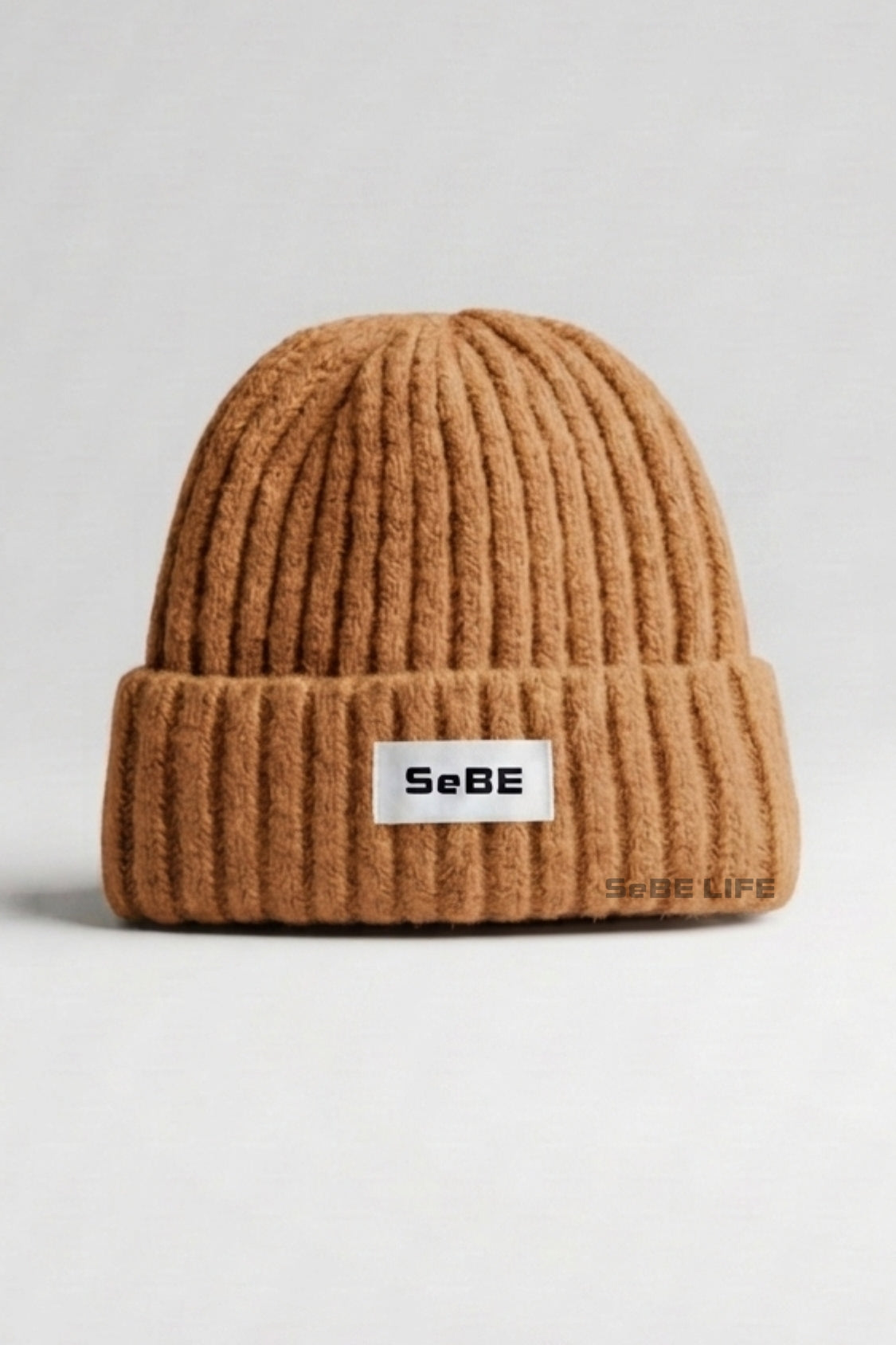 SeBE LIFE Knit Beanie - Brown