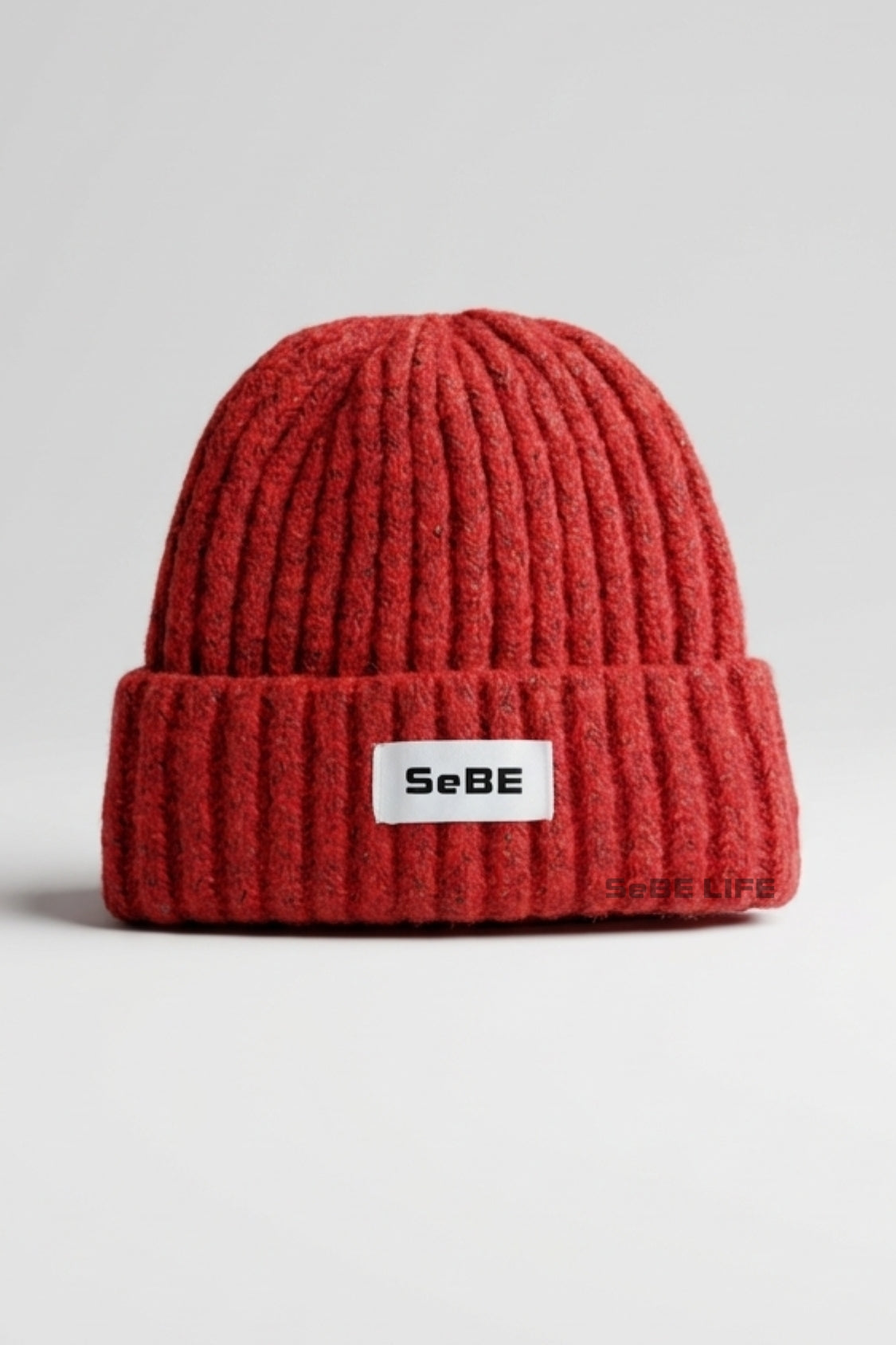 SeBE LIFE Knit Beanie- Red