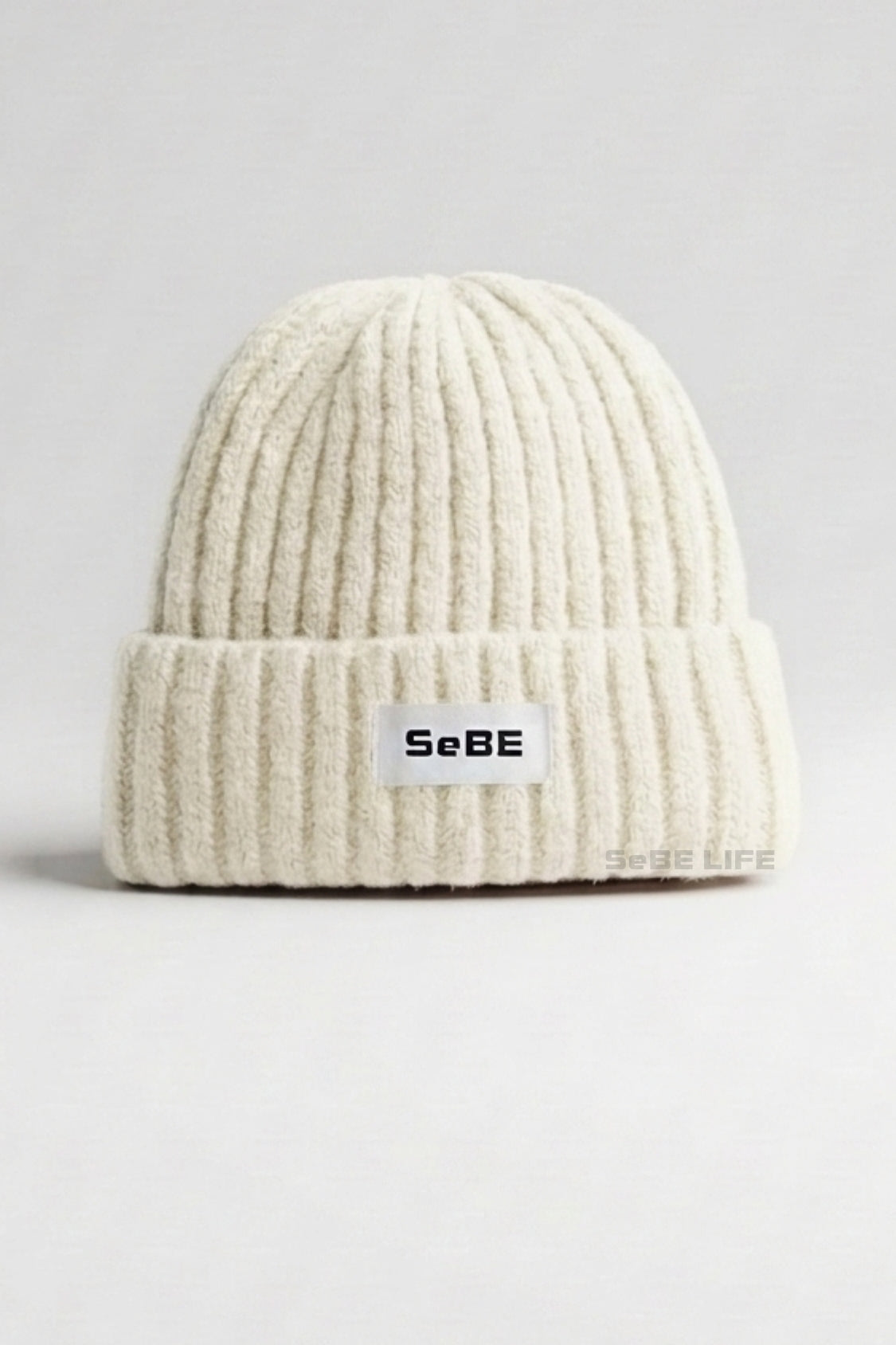 SeBE LIFE Knit Beanie - White