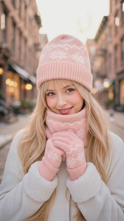 SeBE LIFE Winter Trio -Pink Set