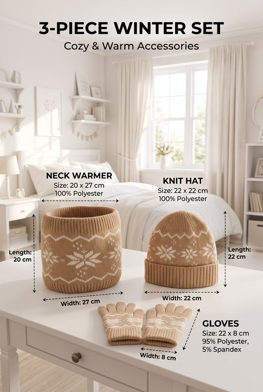 SeBE LIFE Winter Trio - Apricot Set