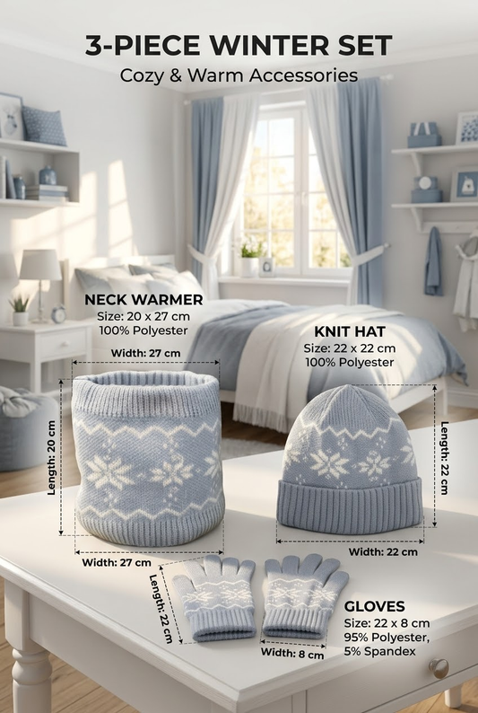 SeBE LIFE Winter Trio - Gray Set