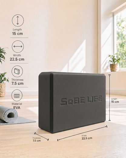 SeBE LIFE EVA Yoga Block - 5 colours