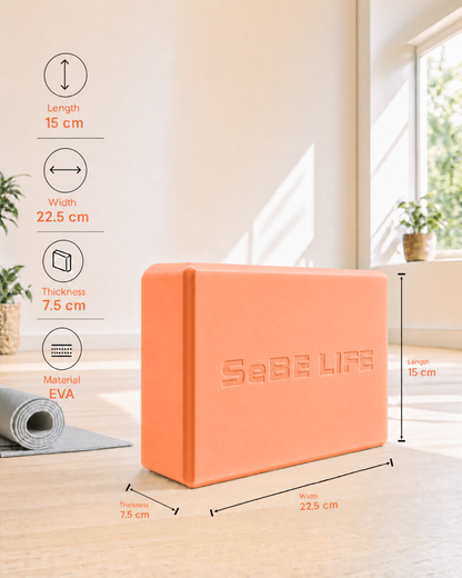 SeBE LIFE EVA Yoga Block - 5 colours