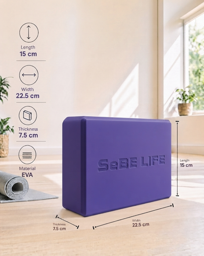 SeBE LIFE EVA Yoga Block - 5 colours