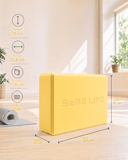 SeBE LIFE EVA Yoga Block - 5 colours